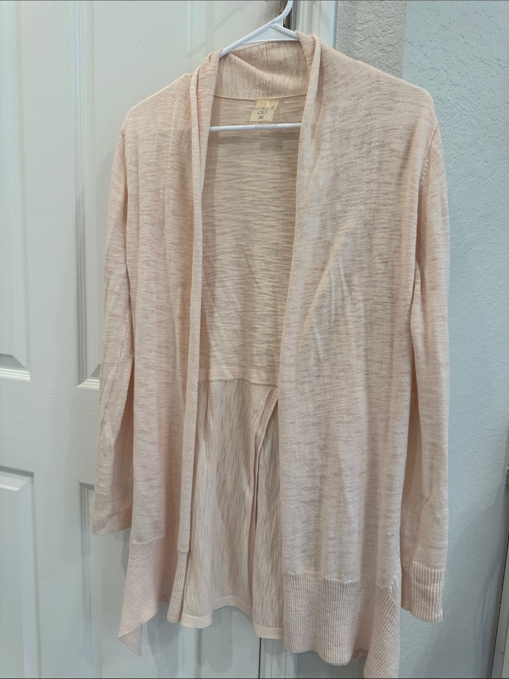 CALIA by Carrie Underwood Pale Pink Open-Front Cardigan
